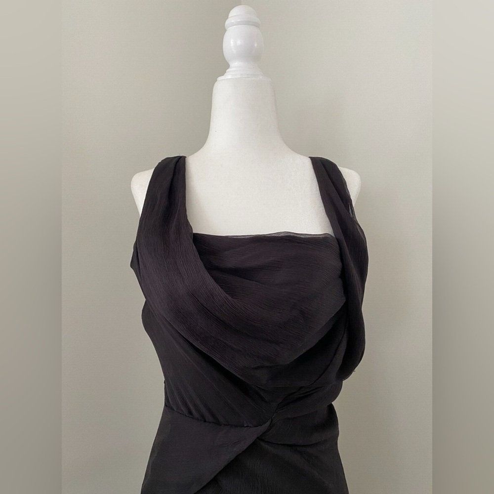 Catherine Malandrino Limited Edition 100% Silk Cowl Neck Blouse - Vintage